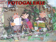 Fotografie, Loutky, obrazy, knihy Pohádká země, V.Klimtová